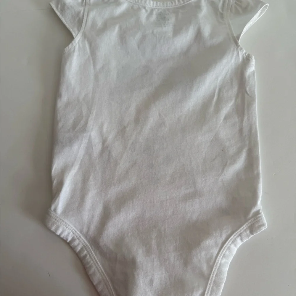 Carters White and Black Cat with Shades One Piece